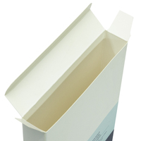 Achat personnalisé de boîte d'emballage de masque facial Boîte à double insertion de carte blanche Impression de matériel de protection de l'environnement