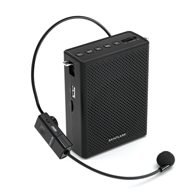 Wholesale Portable Louderspeaker Voice Amplifier Audio Speaker With Wireless Headset Headphone Mic