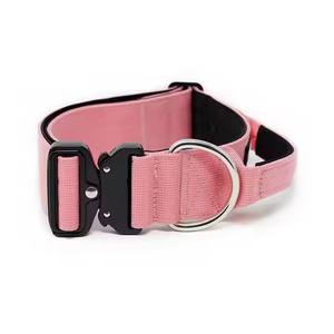 Logotipo personalizado ajustable de alta resistencia de entrenamiento de nailon para perros <span class=keywords><strong>Collar</strong></span> táctico para perros <span class=keywords><strong>Collar</strong></span> para perros antideslizante - Product Image 5