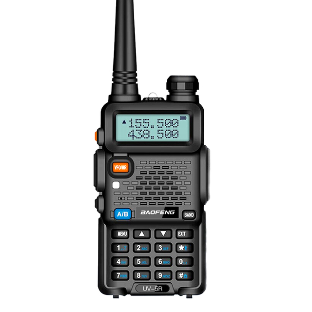 Original Baofeng UV-5R Walkie Talkie 5W FM Dual-band VHF/UHF Radio up to 5km Long Range UV5R CE Certified Two Way Radio