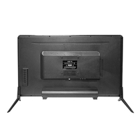 Televisor LED LCD de 17 19 21.5 24 Pulgadas, Pantalla Plana, Doble Cristal, Televisor Digital DVB T2/S2, Televisor Normal para Uso Doméstico