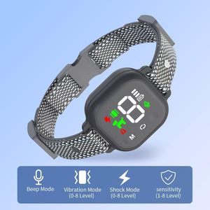 Collar Inteligente Antiladridos para Perros, Recargable por USB, Ecológico, de Plástico, Resistente al Agua IP67 - Product Image 2
