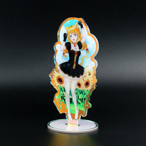 Vograce Custom Kpop Cartoon Acrylic Clear <strong>Standee</strong> Display Anime Colorful Rainbow Acrylic <strong>Standee</strong> - Product Image 5
