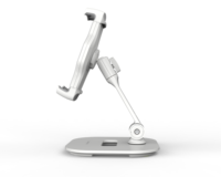 Support de tablette réglable en métal pour iPad et téléphones, en ABS et alliage d'aluminium