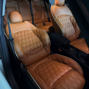 Fundas de Asiento Personalizadas para <span class=keywords><strong>BMW</strong></span> MINI CLUBMAN Coupé COUNTRYMAN, Accesorios para Automóviles, 2, 4 y 5 Asientos, Cuero Nappa, Juego Completo, Cobertura Total - Product Image 1