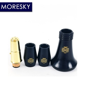 MORESKY Clarinette Bb en bois d'ébène plaqué or 17 clés Grenadilla Sib Klarnet M61 (OEM) - Product Image 5