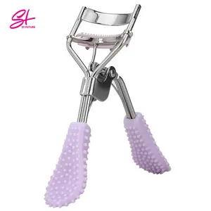 ST FUTURE Portable Purple Eye Lash Extensions Curler Long-lasting Curling Makeup Cosmetic Tools Eyelash Curler Kit With Comb