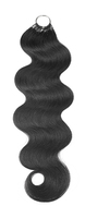 Extensions de cheveux humains Body Wave 100g, noir naturel, Remy, brésiliennes, double trame, pour femmes