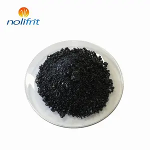 Layanan yang baik mantel tanah suhu tinggi Frit Enamel bahan kimia anorganik hitam untuk peralatan masak baja