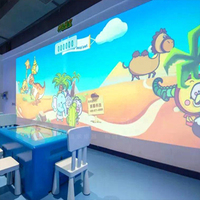 Sistema de Dibujo Interactivo Inmersivo Personalizado con Proyección y Pintura Digital para Niños en Áreas de Juego Comerciales Interiores