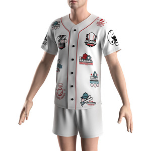 Maillot de baseball léger haute performance Vêtements d'équipe sublimés personnalisés pour les matchs et le maillot de softball d'entraînement - Product Image 5
