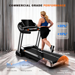 4.0HP LED Screen Incline Fitness Equipment Indoor Home Folding Running Machine Motorized CP-1500(Q6) High-Power Motor 4.0HP DC M - Product Image 5