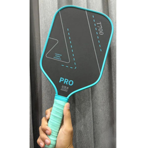 Raqueta de Pickleball Transfronteriza de Fibra de Carbono T700 Esmerilada, Profesional, para Competición, Prensada en Caliente, GEN4, Misma Marca Grande, 225g - Product Image 4