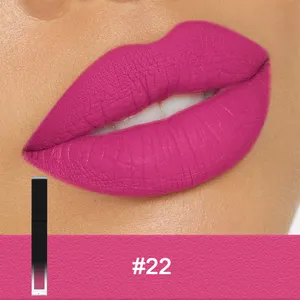 Custom Logo Maquiagem Lip Stick Atacado Waterproof Barbie Pink Lipstick Cruelty Free Matte Liquid Private Label Batom