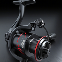 Reel Spinning ROOBLINOS GS All Metal 5.2:1 untuk Air Laut, Performa Tinggi untuk Memancing Ikan Mas, Tangan Kiri, Paduan Aluminium, Sungai