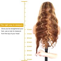 Peluca de Cabello Humano con Frente de Encaje Chino, Pre-Desplumada, 13x4 HD Transparente, con Reflejos 4/27 y Cabello de Bebé