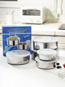 Contenitore Porta Pranzo Termico in Acciaio Inox a Scomparto Unico per Conservare <span class=keywords><strong>Alimenti</strong></span> da Asporto per Ristoranti - Product Image 5