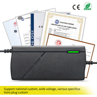 Chargeur LiFePO4 12V 12.6V 14.6V 16.8V 18.25V 2A 3A 5A Chargeur intelligent pour batterie lithium de vélo électrique