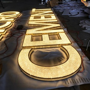 Lettres 3D rétroéclairées par LED en acier inoxydable résistant aux intempéries, lettres publicitaires personnalisées multicolores avec taille de police sur mesure - Product Image 6