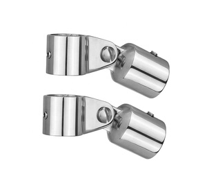 Stainless Steel 316 Marine Bimini Top Cap Jaw Slide 25mm Tube External Eye End Ship <b>Yacht</b> Kayak Boat Hardware Accessories Stainl - Product Image 2