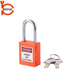 Boyue S/S38-KA PA безопасный замок со стальной скобой 3 года гарантии, несколько размеров доступны для промышленного использования - Product Image 6