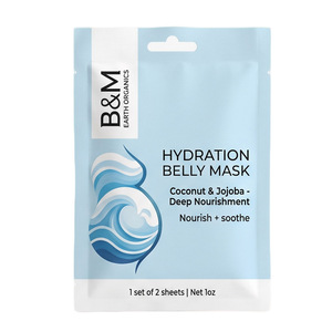 Masque en tissu hydratant actif pour le ventre, Fournisseur OEM <span class=keywords><strong>de</strong></span> premier plan, à l'extrait d'aloe vera, pour le bien-être abdominal et la <span class=keywords><strong>grossesse</strong></span>, masques anti-vergetures - Product Image 6