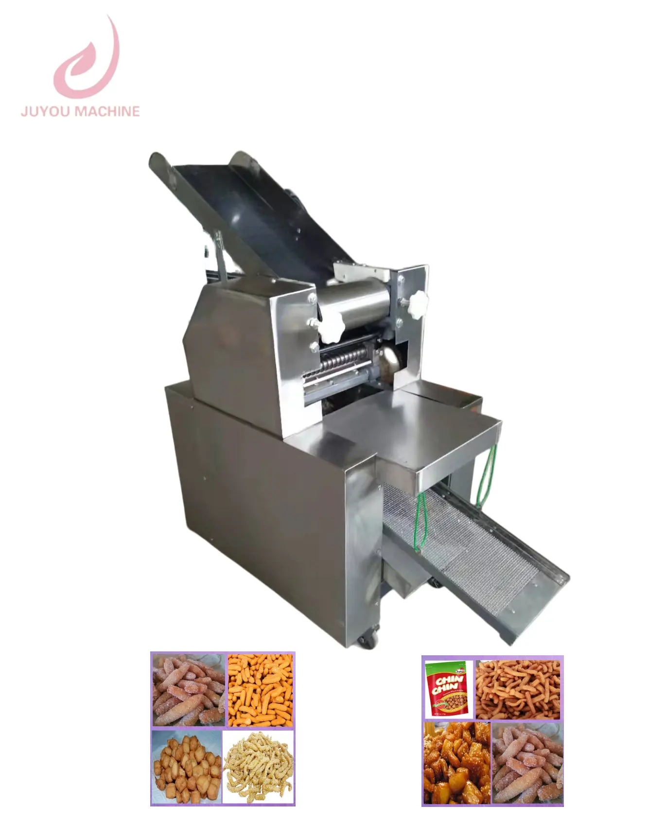 जे गर्म बिक्री वाणिज्यिक आसान संचालित नाश्ता खाद्य तला हुआ भोजन काटने के उपकरण Chinchin बनाने बनाने कटर मशीन