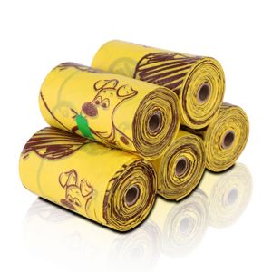Wholesale Eco Friendly Pet Poop <b>Bag</b> Extra Thick <b>Compostable</b> Outdoor Antibacterial Recyclable Doggie Poo Dog Poop <b>Bag</b> - Product Image 2