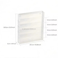 Boîte de rangement pour pièces de monnaie en acrylique, boîte de présentation transparente en acrylique, boîte de rangement pour collection de pièces commémoratives, boîte de rangement pour badges