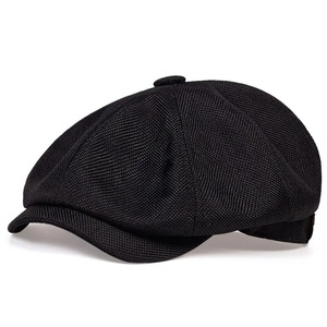 <span class=keywords><strong>Béret</strong></span> Octogonal de Style Rétro pour <span class=keywords><strong>Homme</strong></span>, <span class=keywords><strong>Casquette</strong></span> de Peintre en Lin Respirant et Léger, Idéal pour le Sport, le Printemps, l'Été et les Occasions Décontractées - Product Image 5