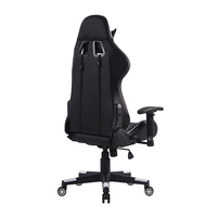 Chaise de jeu gamer en cuir inclinable Scorpion avec repose-pieds, échantillon gratuit, PC de bureau, course automobile, dropshipping, LED