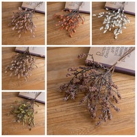 Rozenbloemenwand Bloemen Winter Hulstbes Bean Branch Kunstbloemen Fabrikant Huisdecoratie Bruidsboeket