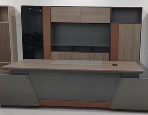 Thanh lịch sang trọng bằng gỗ lớn điều hành hình chữ L bàn máy tính với <span class=keywords><strong>hutch</strong></span> hữu ích thực tế - Product Image 5