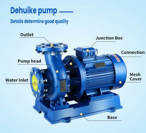 Pompe centrifuge haute pression en fonte/acier inoxydable de 6/8/10/12/20 pouces pour pompe à incendie/processus chimique/irrigation agricole - Product Image 5