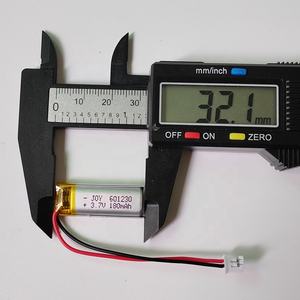 Перезаряжаемая <span class=keywords><strong>3</strong></span>,7 В 180 мАч 601230 литий-полимерная батарея с печатной платой и разъемом в наличии для электронных продуктов - Product Image 4