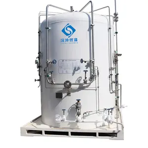 3m3- 5m3 Stainless steel micro cryogenic bulk tank cryogenic liquid pressure vessel for gas filling