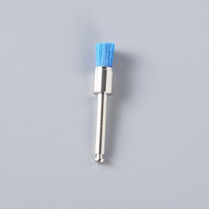 Polishing Brush Flat Top Blue Bristle Dental <b>Cleaning</b> <b>Tool</b> For <b>Teeth</b> Polishing - Product Image 1