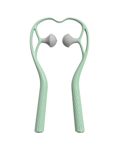 Bola masajeadora de hombro y cuello, herramienta manual de dos puntos para masaje muscular en forma de U - Product Image 3