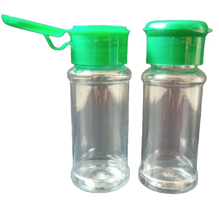 200ml150ml100mlPET透明プラスチック調味料ボトルペッパーボトルバーベキュースプリンクラーボトル