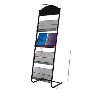 רצפת עומד מגזין Rack תצוגת Flyer מחזיק חוברת Stand-לקנות מתלה מגזין הקמעונאי