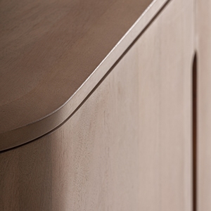 Natural Mango Wood <b>Sideboard</b> Cabinet with 4 Doors - Product Image 3