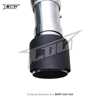 Válvula de Escape Catback de Lujo Personalizada Boska para 240i F22 3.0T 2019-2024, Silenciador de Acero Inoxidable Pulido de 1.5mm de Grosor, 3 Años de Garantía In Situ