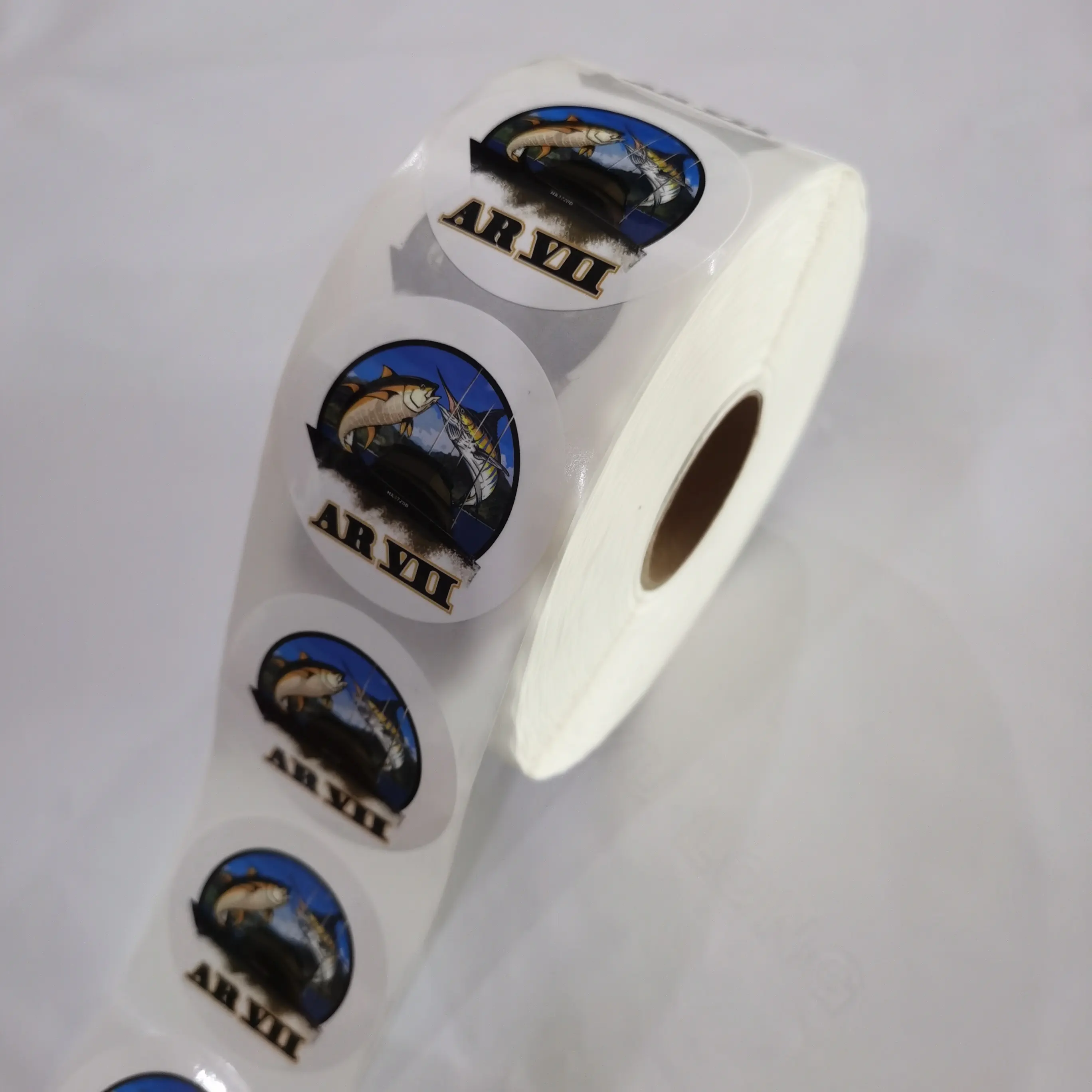 Etiqueta adesiva à prova d'água barata personalizada de alta qualidade para impressão de etiquetas de vinil com logotipo cortado para negócios