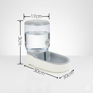 Distributeur d'eau automatique Yommy pour chiens et chats, gris et orange, fontaine à eau pour animaux de compagnie - Product Image 3