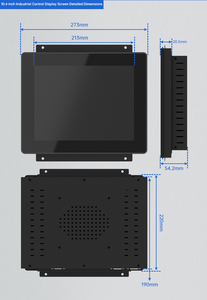 <span class=keywords><strong>10.4</strong></span> "công nghiệp mở khung pcap màn hình cảm ứng màn hình với kính cường lực cho máy bán hàng tự động, bán lẻ & tự phục vụ kiốt - Product Image 4