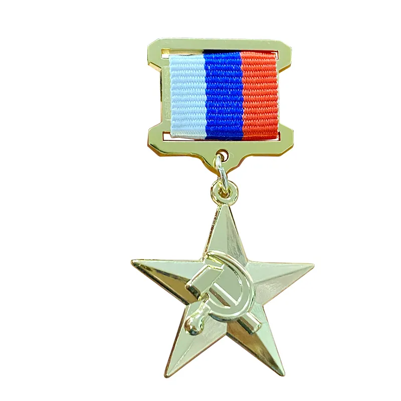 16. Eroe della medaglia del lavoro sociale, la bandiera della federazione russa Pin un <span class=keywords><strong>titolo</strong></span> onorario dell'unione sovietica!