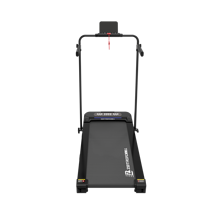Tapis de course électrique pliable ZB-T40-S1 2,5 CV 2-en-1 pour marche et course, moteur DC silencieux, capacité de charge 100 kg, inclinaison manuelle en acier pour la maison