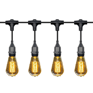 IP67 không thấm nước E27 ngoài trời chuỗi ánh sáng với 2 lõi 1mm ² dây chuỗi bóng đèn LED trắng ấm cho sân vườn bên trang trí - Product Image 1