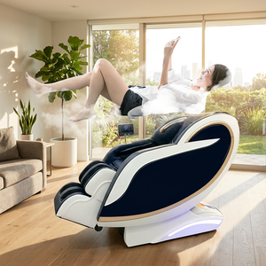 Fauteuil de massage zéro gravité pour le corps entier, intelligent avec IA, massage 3D, rouleaux pour les pieds et airbags, pour la maison et l'hôtel - Product Image 1