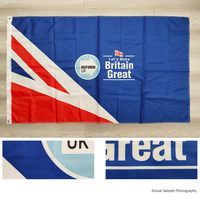 Drapeaux personnalisés promotionnels, double face, en polyester, impression de logo, bannières publicitaires, impression de logo personnalisé